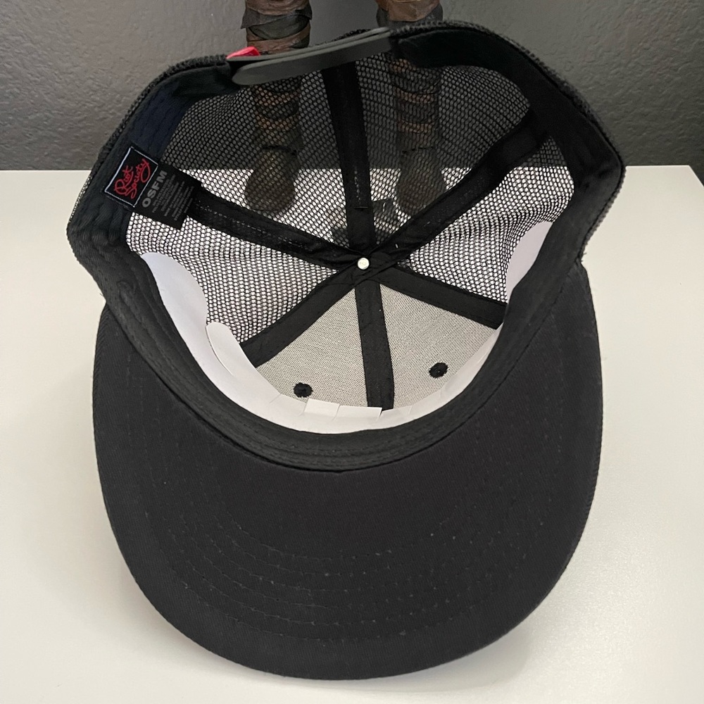 RIOT SOCIETY: TOKYO Geisha Skull Black Mesh Trucker Hat - Picture 4 of 8